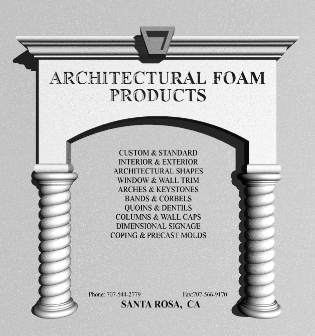 Architectural Foam Products Catalog